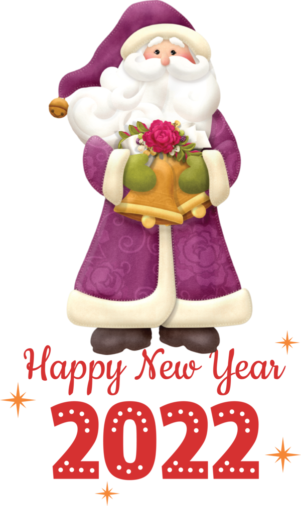 Transparent New Year Bauble Christmas Day Santa Claus for Happy New Year 2022 for New Year