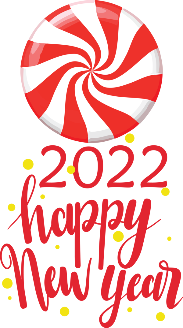 Transparent New Year Logo Design Line for Happy New Year 2022 for New Year