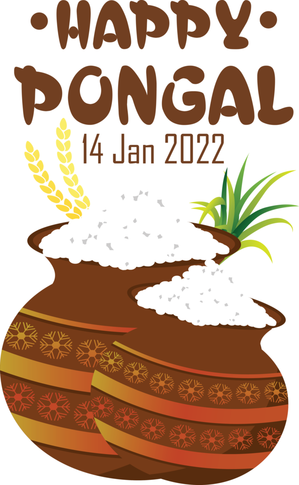 Transparent Pongal Pongal Festival Rangoli for Thai Pongal for Pongal