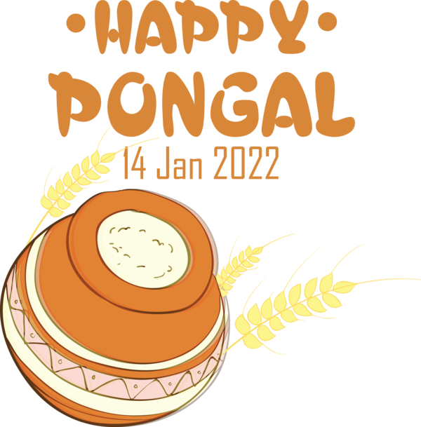 Transparent Pongal Line Cartoon Commodity for Thai Pongal for Pongal