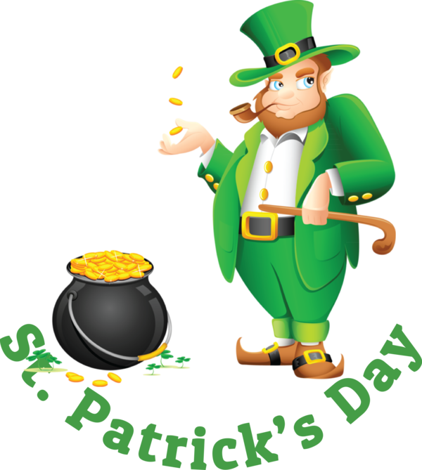 Transparent St. Patrick's Day St. Patrick's Day Wish Shake Your Shamrocks for Saint Patrick for St Patricks Day