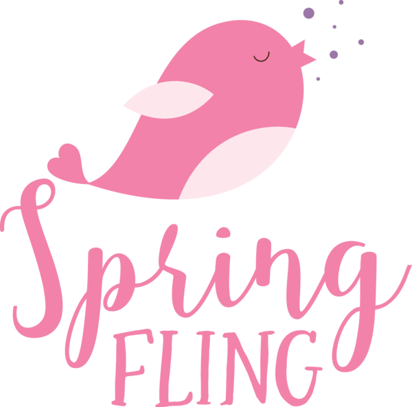 Transparent Easter Design Logo Line for Hello Spring for Easter