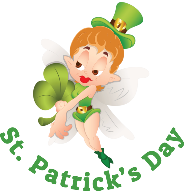 Transparent St. Patrick's Day St. Patrick's Day Fairy Leprechaun for Saint Patrick for St Patricks Day