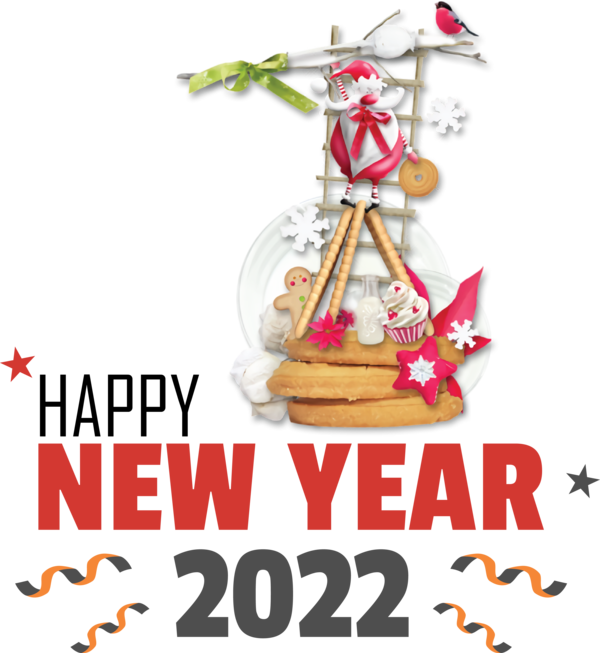 Transparent New Year Christmas Graphics Santa Claus Christmas Day for Happy New Year 2022 for New Year