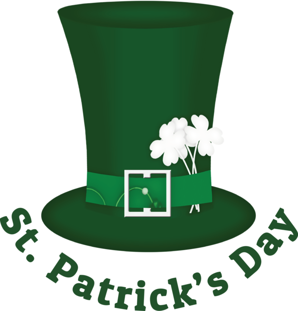 Transparent St. Patrick's Day Design Symbol Font for Saint Patrick for St Patricks Day