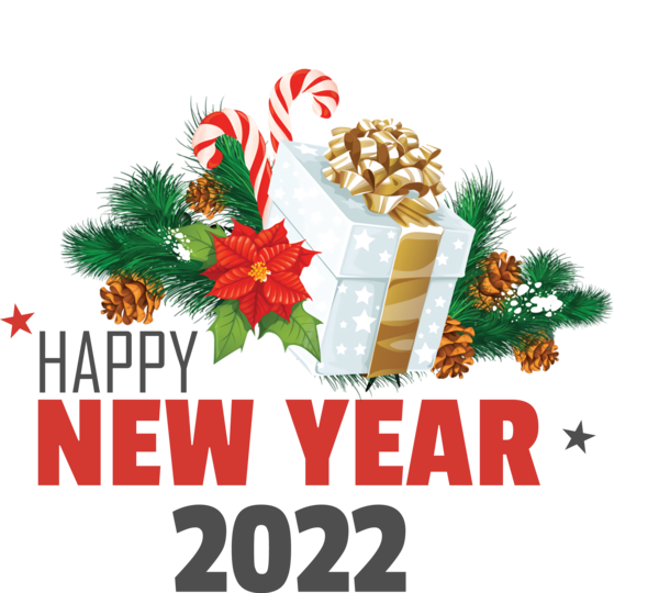 Transparent New Year Rudolph Christmas Day Bauble for Happy New Year 2022 for New Year