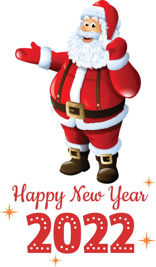 Transparent New Year Mrs. Claus Santa Claus Christmas Day for Happy New Year 2022 for New Year