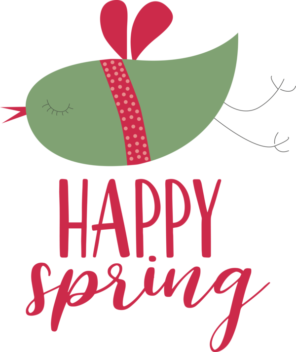 Transparent Easter Design Logo Leaf for Hello Spring for Easter