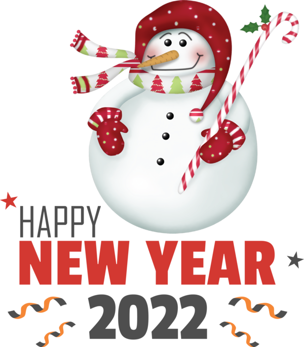 Transparent New Year Christmas Graphics Smiley Emoticon for Happy New Year 2022 for New Year