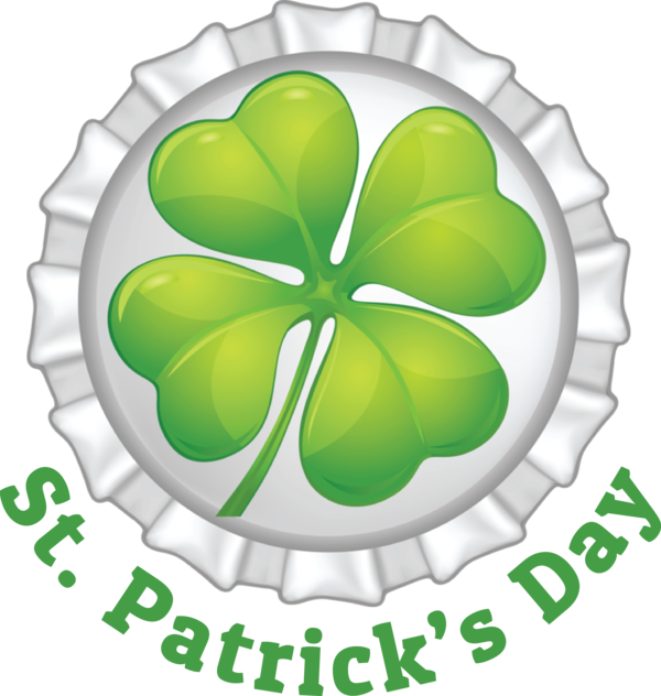 Transparent St. Patrick's Day Four-leaf clover Red Clover Luck for Saint Patrick for St Patricks Day
