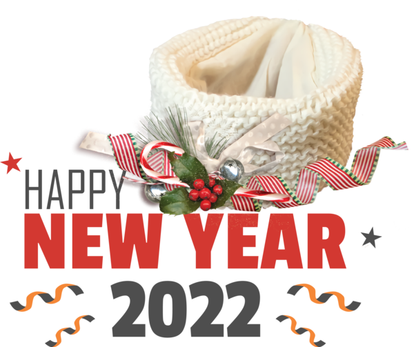 Transparent New Year Font Meter Smiley for Happy New Year 2022 for New Year