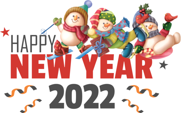 Transparent New Year Snowman Christmas Day New Year for Happy New Year 2022 for New Year