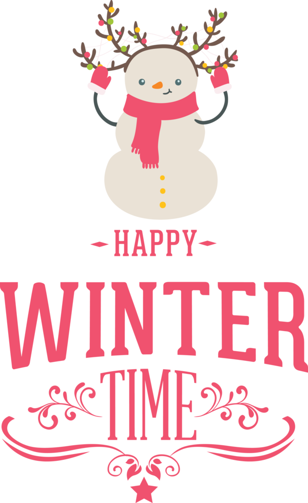 Transparent Christmas Meter Text Logo for Hello Winter for Christmas