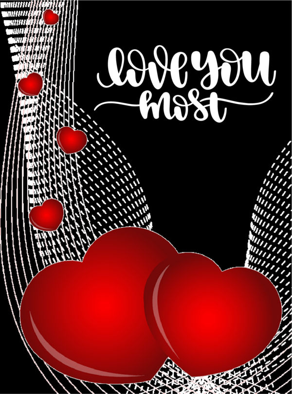 Transparent Valentine's Day M-095 Poster Font for Valentines for Valentines Day