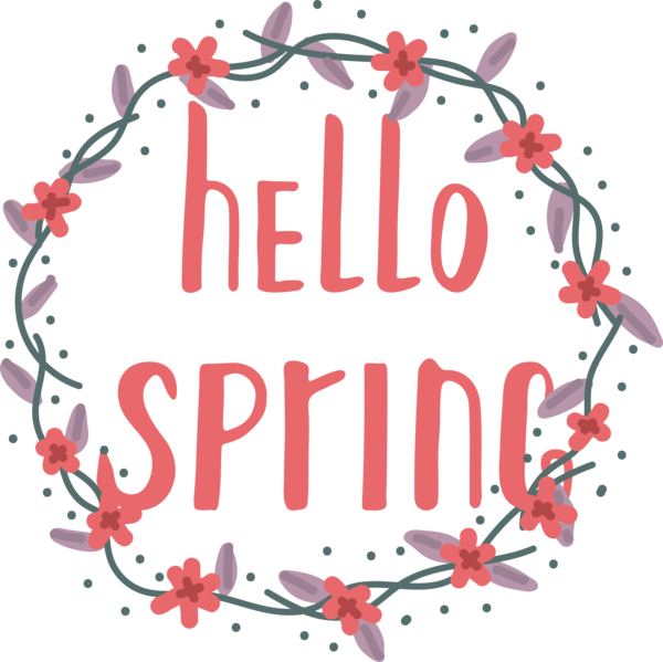 Transparent Easter Christmas Graphics Flower Christmas Day for Hello Spring for Easter