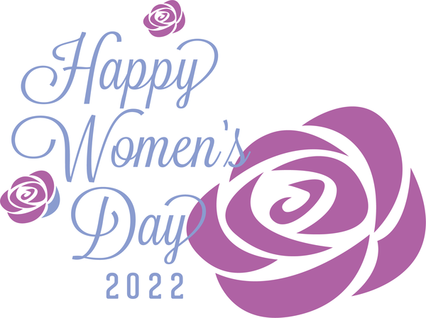 Transparent International Women's Day Logo Cut flowers Flower for Women's Day for International Womens Day