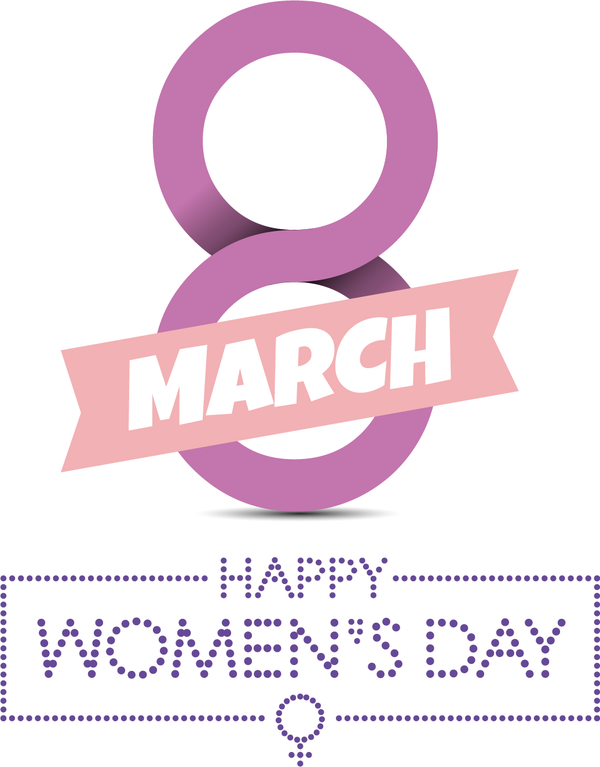 Transparent International Women's Day Logo Line Diagram for Women's Day for International Womens Day