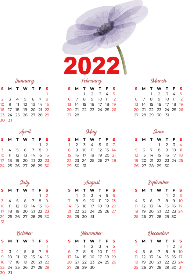 Transparent New Year calendar Calendar 2019 Calendar 2019 for Printable 2022 Calendar for New Year