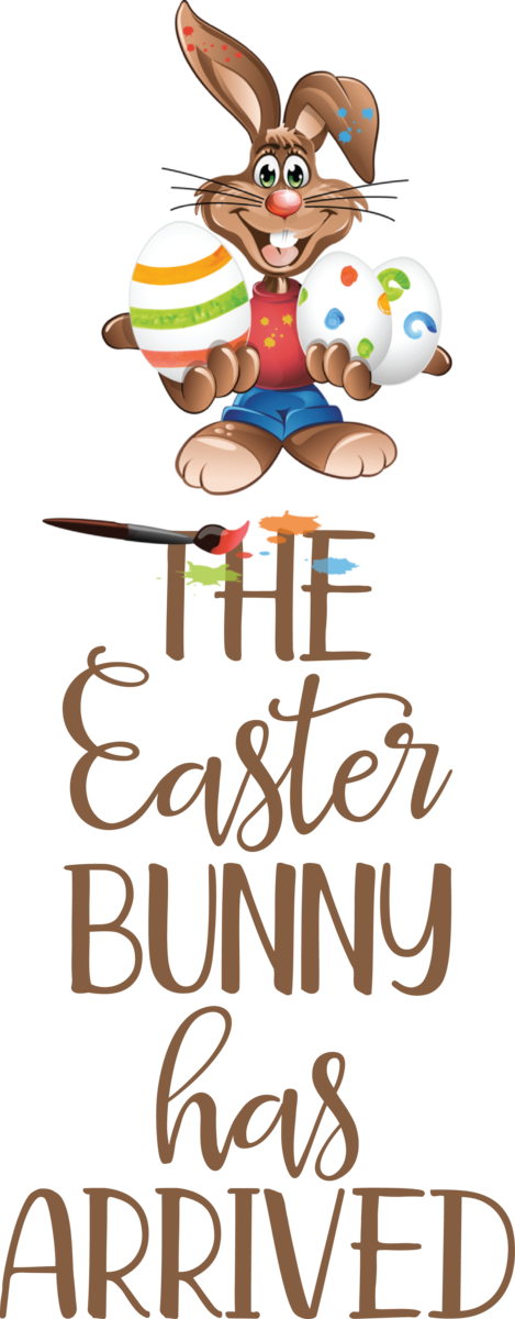 Transparent Easter Design Human Cartoon for Easter Bunny for Easter