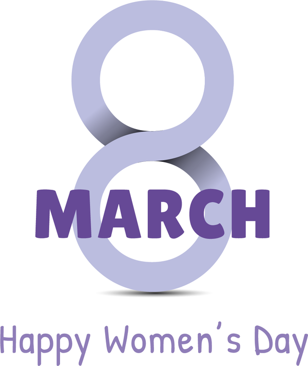 Transparent International Women's Day Logo Font Circle for Women's Day for International Womens Day