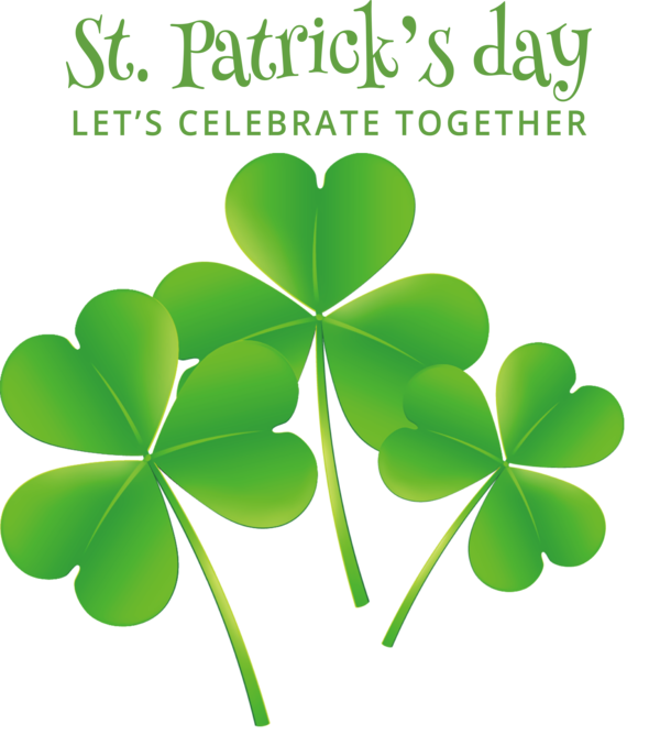 Transparent St. Patrick's Day Clover St. Patrick's Day Icon for Saint Patrick for St Patricks Day