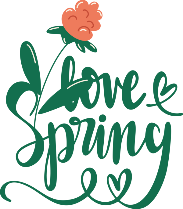 Transparent Easter Design Spring Word art for Hello Spring for Easter