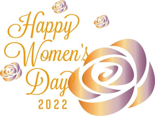 Transparent International Women's Day Logo Flower Line for Women's Day for International Womens Day