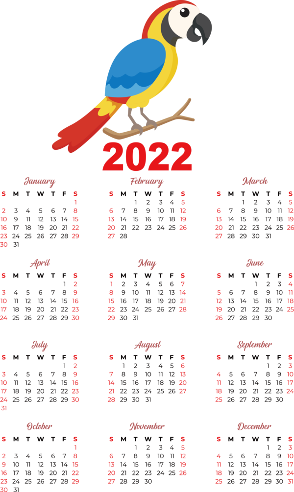 Transparent New Year calendar Calendar year Julian calendar for Printable 2022 Calendar for New Year