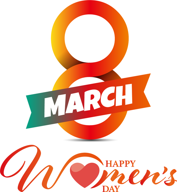 Transparent International Women's Day Logo Design Line for Women's Day for International Womens Day