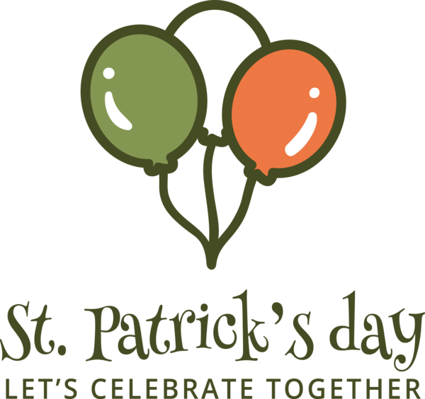 Transparent St. Patrick's Day Logo Cartoon Line for Saint Patrick for St Patricks Day