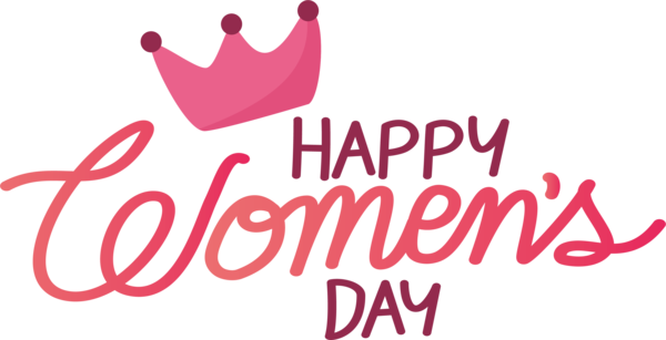Transparent International Women's Day Logo M-095 Design for Women's Day for International Womens Day