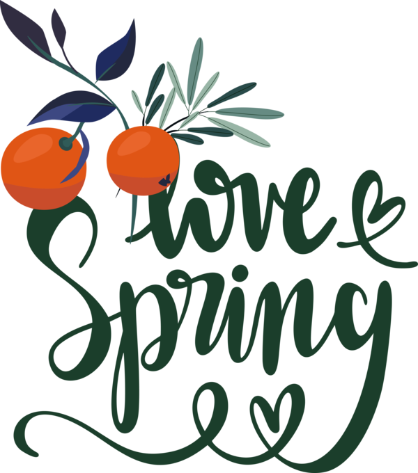 Transparent Easter Flower Logo Cartoon for Hello Spring for Easter