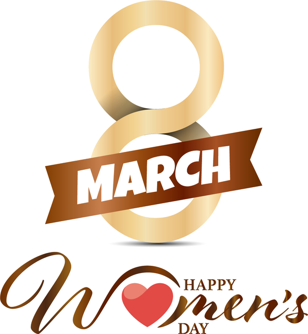 Transparent International Women's Day Logo Design Line for Women's Day for International Womens Day