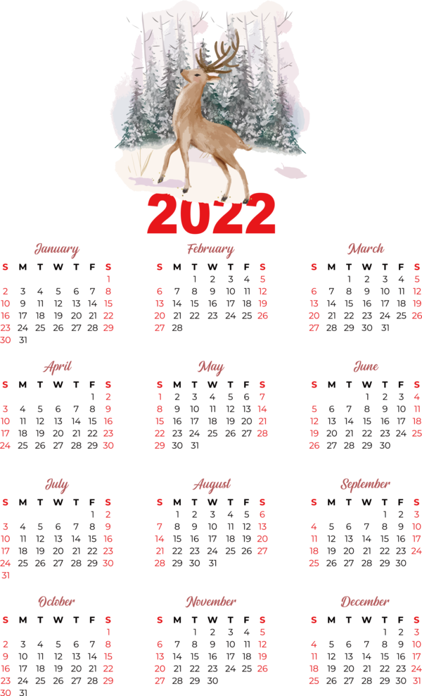 Transparent New Year calendar Font Meter for Printable 2022 Calendar for New Year