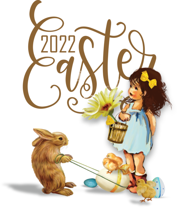 Transparent Easter Cartoon Animation Drawing for Easter Day for Easter