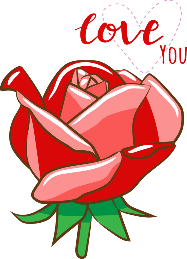 Transparent Valentine's Day Vector Drawing Design for Valentines for Valentines Day
