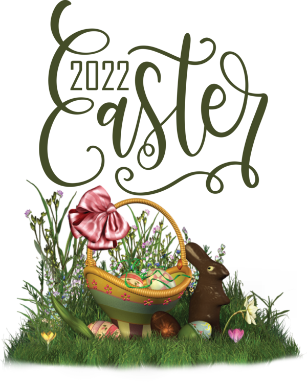 Transparent Easter Red Easter egg Easter Bunny Easter Basket for Easter Day for Easter