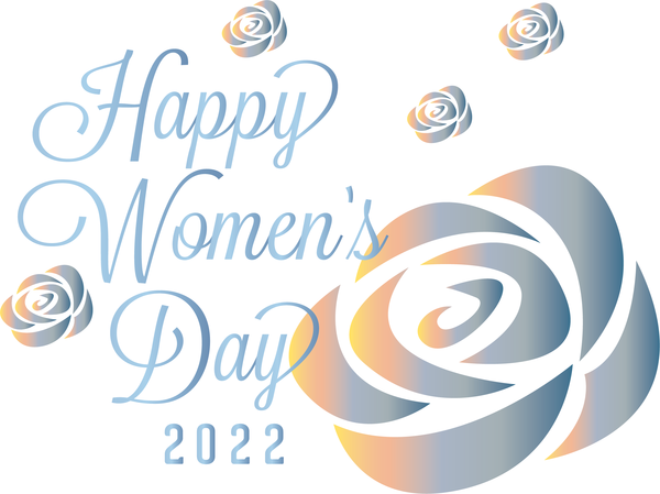 Transparent International Women's Day Logo Design Flower for Women's Day for International Womens Day