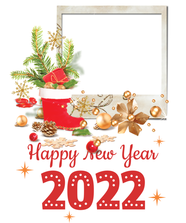 Transparent New Year T-Shirt Bauble Christmas Day for Happy New Year 2022 for New Year