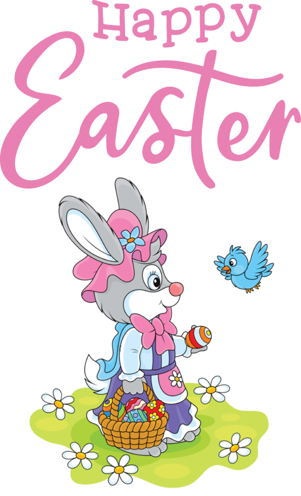 Transparent Easter Easter Bunny Cartoon Easter egg for Easter Day for Easter