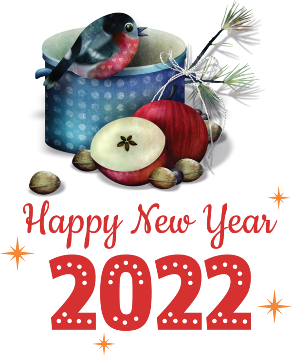 Transparent New Year Bauble 2022 New Year for Happy New Year 2022 for New Year