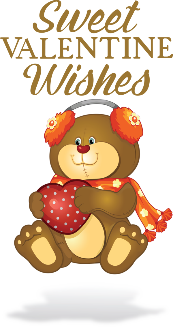 Transparent Valentine's Day Teddy bear Cartoon Bears for Valentines for Valentines Day