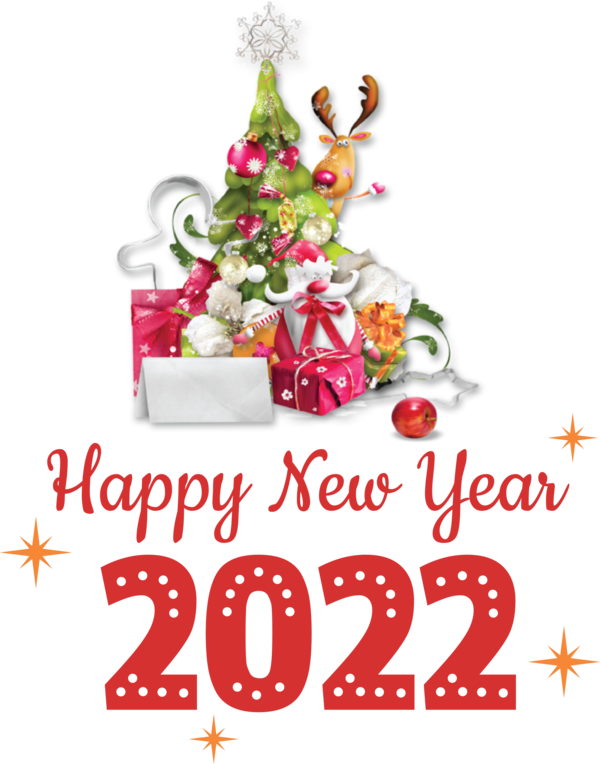 Transparent New Year Bauble Christmas Day Cut flowers for Happy New Year 2022 for New Year