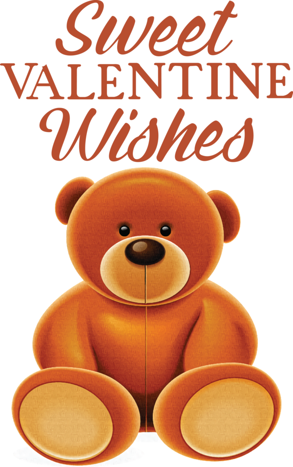 Transparent Valentine's Day Teddy bear Bears Font for Valentines for Valentines Day