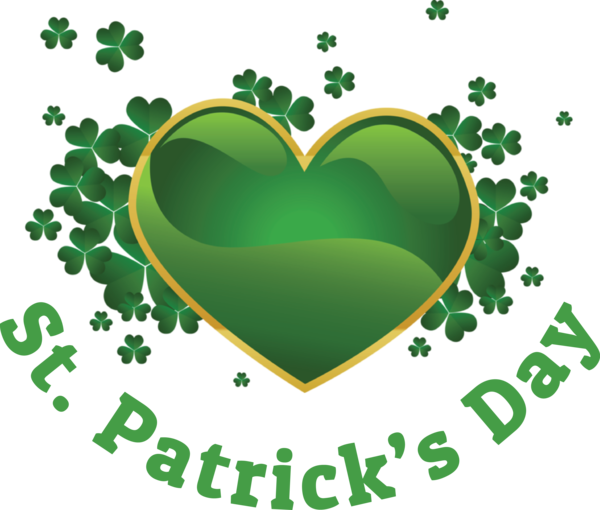 Transparent St. Patrick's Day St. Patrick's Day Shamrock Ireland for Saint Patrick for St Patricks Day