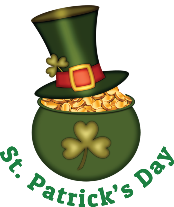Transparent St. Patrick's Day St. Patrick's Day National ShamrockFest Holiday for Saint Patrick for St Patricks Day