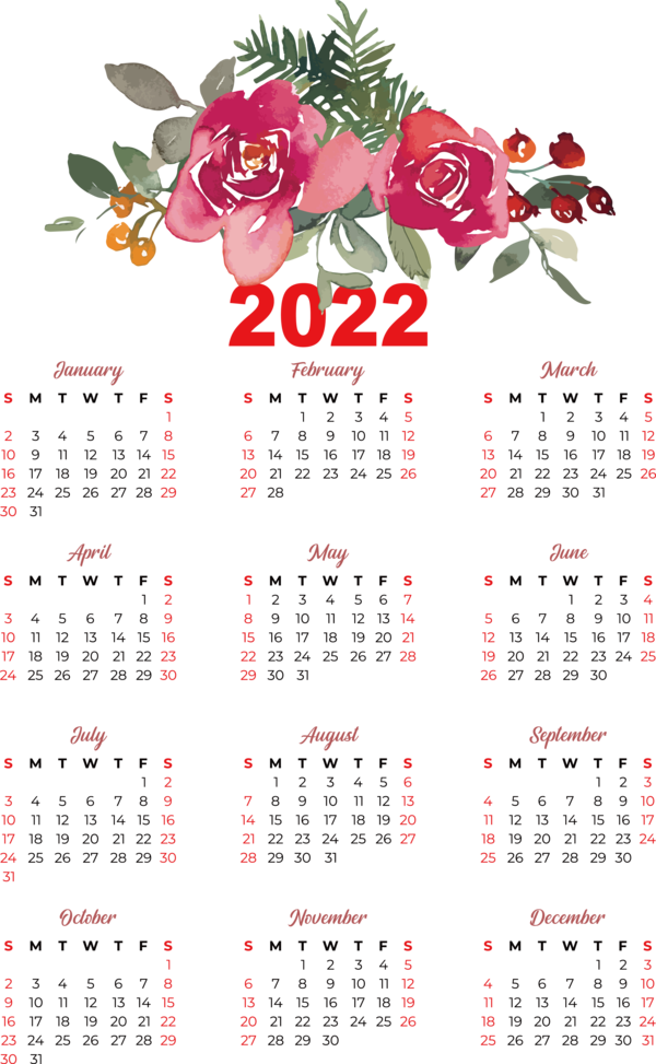 Transparent New Year calendar Calendário fevereiro 2022 Islamic calendar for Printable 2022 Calendar for New Year