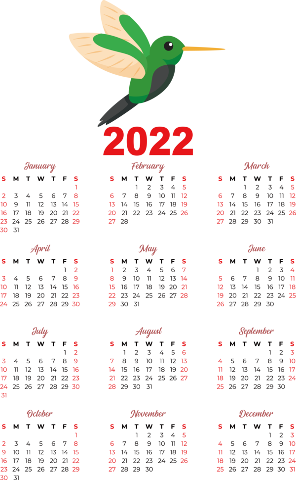 Transparent New Year calendar 2011 January for Printable 2022 Calendar for New Year