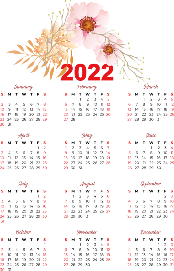 Transparent New Year calendar Happy New year drawing 2022 for Printable 2022 Calendar for New Year