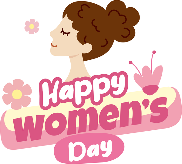 Transparent International Women's Day Human Logo Cartoon for Women's Day for International Womens Day